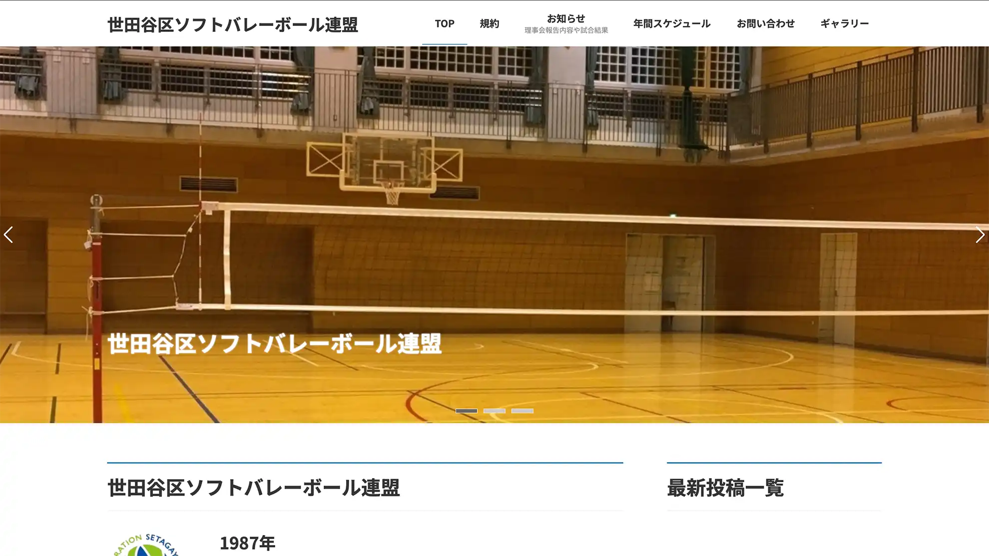 世田谷区ソフトバレーボール連盟の写真